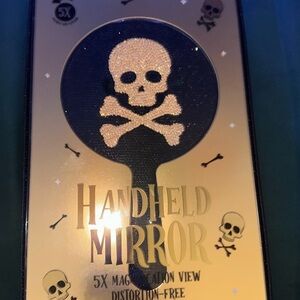 New Halloween skull handheld bling mirror💀☠️💀☠️💎💎💎
